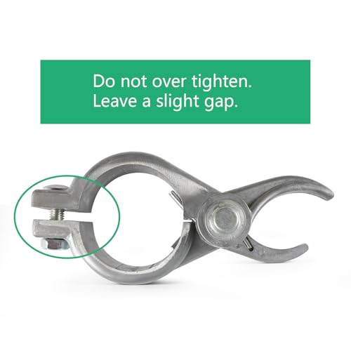 1-7/8”x1-3/8“ Durable Chain Link Spring Loaded Gate Closer. Fence Lock gate Closer Outdoor (1-7/8”x1-3/8“) - Please Carefully Review The Installation. - size: 1-7/8”x1-3/8“