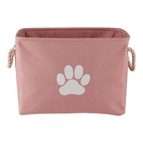 Bone Dry Pet Storage Collection Collapsible Bin, Rose, Medium Rectangle - color: Rose, size: Medium Rectangle
