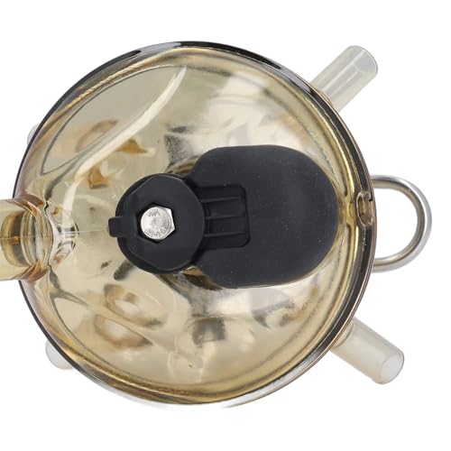 Milking Claw 320CC PSU Stainless Steel Cow Milk Collector, Farm Milking Machine Accessories, Efficient Milk Collection Tool with Transparent Cover and Air Shut Off Valve, Durable M