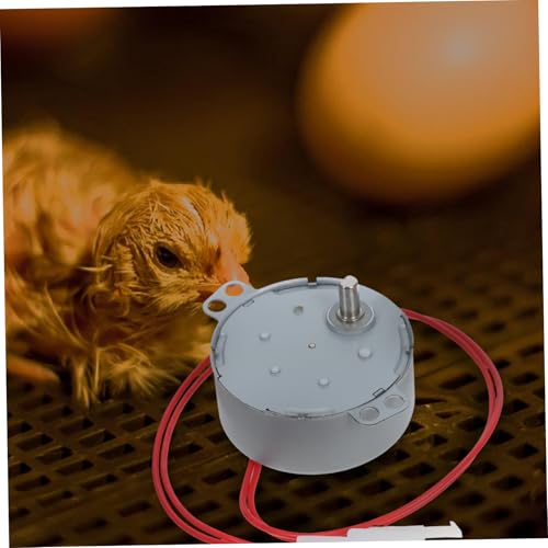 Mini Egg Turner Motor for Incubators 110V Automatic Egg Turner Tool Energy-efficient Metal Replacement Part for Chicken and Poultry Hatching