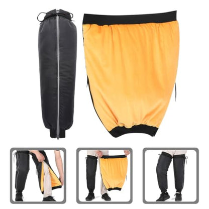 1 Pair Hiking Leg Gaiters Windproof Calf Sleeve with Comfortable Pu and Lint Material for Backpacking and Nighttime Riding Outdoor Leg Protection