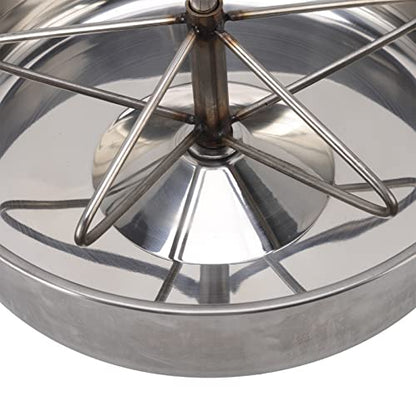 201 Stainless Steel Piglet Feeding Trough, Piglets with Word Material Faening Trough, Small Animal Feeder Suitable for Pig Farms(Large Size) - size: large size