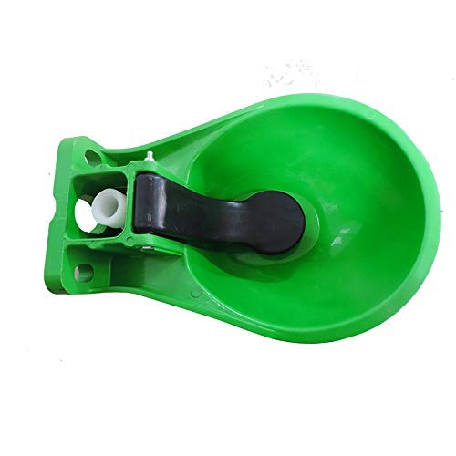 Automatic Pig Waterer Bowl for Hog Sheep Cattle Cow Hanging Water Dispenser | self filling Livestock Water feeder for horse goat, auto fill animal drinking trough, large Capacity, outdoor fence mounted