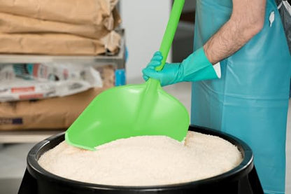 SPARTA 41076EC75 Plastic Sanitary Shovel, Food Safe Plastic Shovel For Commerical Kitchens, 11 Inches, Lime - color: Lime, size: 10" x 13.75" Scoop