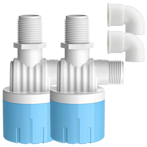 "3/4" Automatic Water Level Control Valve | Water Float Valve for Water Tanks | Water trough float valve | Automatic Filling | Automatic Shut Off | Perfect Upgrade for Water Tanks" (2-Pack) - style: 3/4 inch Inlet water
