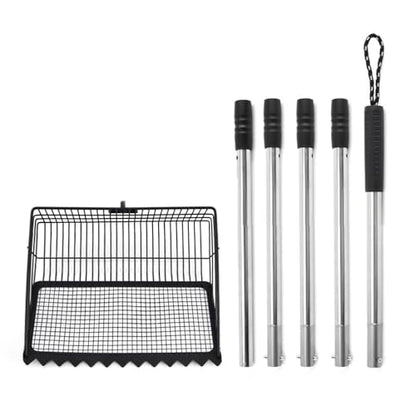 Comfortable Long Handle Waste Tool with Swappable Attachment for Household Pet and Poultry Care Chicken Area