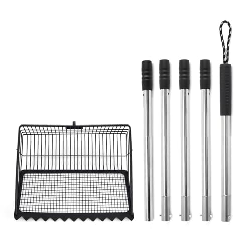 Comfortable Long Handle Waste Tool with Swappable Attachment for Household Pet and Poultry Care Chicken Area