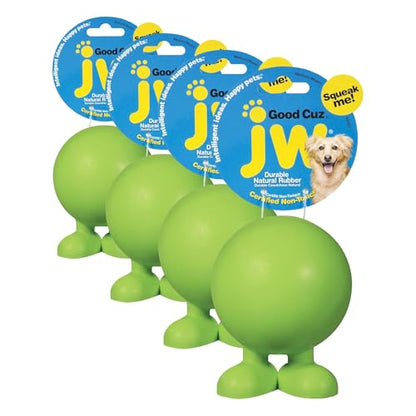 JW Pet Company Good Cuz Dog Toy, Medium (Pack of 4) - size: Medium (Pack of 4)