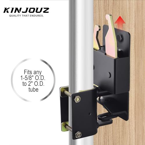 2-Way Heavy Duty Farm Gate Latch - Lockable Fence Gate Latch for Metal Tube Gates, Livestock Cattle, Horse Corrals, Ranches, Pastures, Pet Cages & Fences (Screws & Instructions Included)