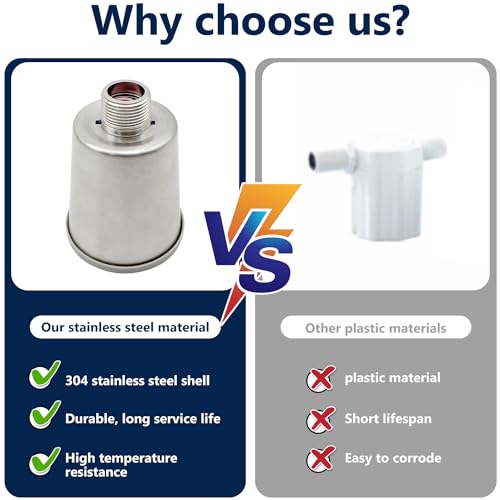 2 PCS 304 Steel Water Float Valve, Water Level Control Water Tank Traditional Float Valve Upgrade (3/4 inch Up Inlet) - color: 3/4 inch Up Inlet
