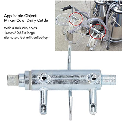 16mm Milking Claw Piston Claw for Dairy Cattle, Cow Milker with Milk Collection Tool, Machine Accessory