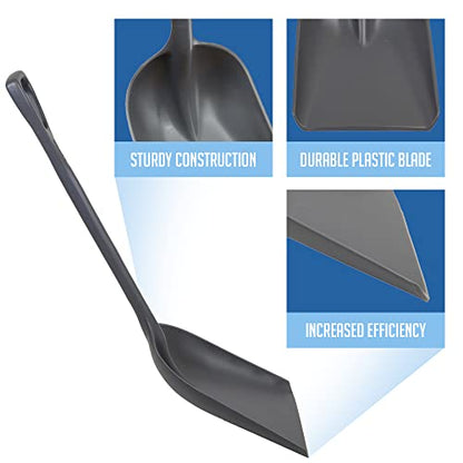 Remco 698288 Shovel,One-Piece,14",PP,Gray - color: Gray, size: 14 inch Blade
