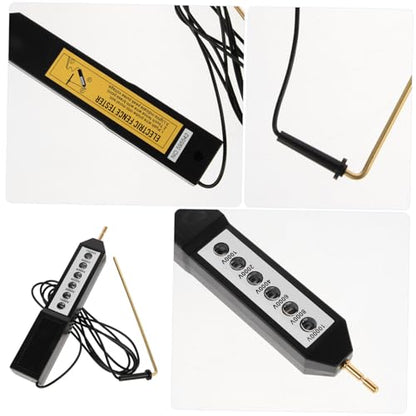 jojofuny Fence Voltage Tester USB Digital Volt for Farming Ranch Electric Fence Equipment