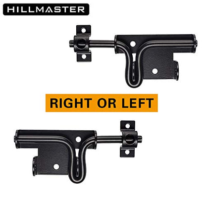 Slide Bolt Gate Latch for Wooden Fence Outdoor Gate Latch Lock with Padlock Hole, Heavy Duty Sliding Fence Door Lock, Black Barrel Bolt Latches for Wood Vinyl Fence,Gate Hardware for Barn Shed,3 Pack - size: 3 Pack