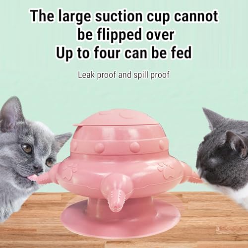 Haofy Puppy Milk Feeder Food Grade Silicone Suction Cup Base Multifunctional Kitten Nursing Station for Newborn Pets Milk Water Feeding Bowl