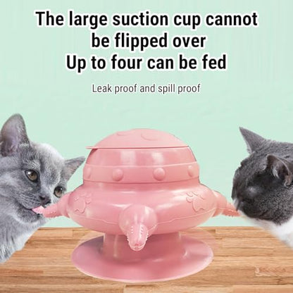 Haofy Puppy Milk Feeder Food Grade Silicone Suction Cup Base Multifunctional Kitten Nursing Station for Newborn Pets Milk Water Feeding Bowl