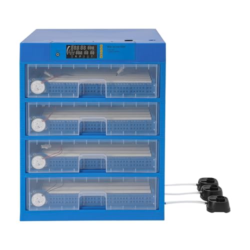 256 Egg Incubator, Digital Poultry Hatcher Machine with Automatic Egg Turning & LED Display, Temperature & Humidity Control, General Purpose Incubator for for Hatching Chicken, Duck, Quail, Bird Eggs