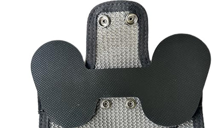 DOWN UNDER OUTDOORS 2 Pack Small Chicken Saddles for Bantams and Young Birds, Includes Shoulder Covers (Extra Long Small Grey Mesh) - color: Dark Grey Mesh