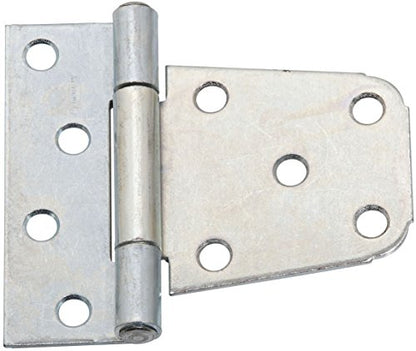 National Hardware N220-137 V287 Extra Heavy Gate Hinges in Zinc plated, 2 pack - color: Zinc Plated