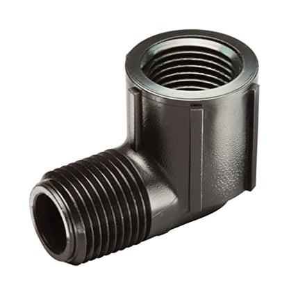 Rain Bird SWGS050S EZ Pipe Elbow Fitting, 1/2" Female Pipe Thread x 1/2" Male Pipe Thread, 1-Pack - size: 1 Pack, style: 1/2" MNPT x 1/2" FNPT Elbow