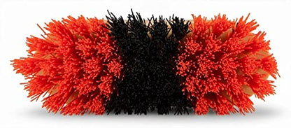 Decker "Wild Things" Horse Grooming Brushes | Orange/Black/Orange