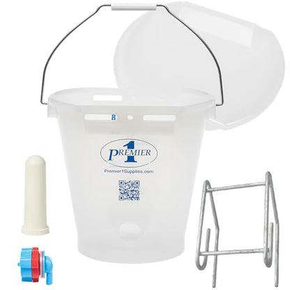 Premier 1 Orphan Calf Milk Feeding Bucket - 2 Gallon
