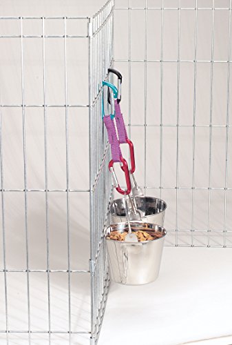 Pro Select Stainless Steel Pet Pail, 1-Quart Size – Heavy Duty Flat Sided Pail Great for Providing Water in Pet Kennels - size: 1-Quart