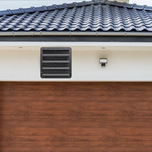 18 Inch Galvanized Sheet Spraying Automatic Exhaust Shutter Louver Vent (No Fan Blades and Motor) for Home Attics, Workshops, Barn, Greenhouse - size: 18 Inch