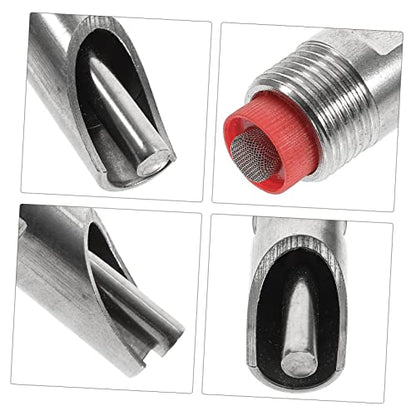 YARNOW 10pcs Piglets Waterer Stainless Steel Pig Drinking Fountain Automatic Nipple Waterer Livestock Feeder Kit