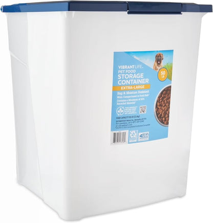 Extra-Large, 50 lb, Storage Container with Locking Lid