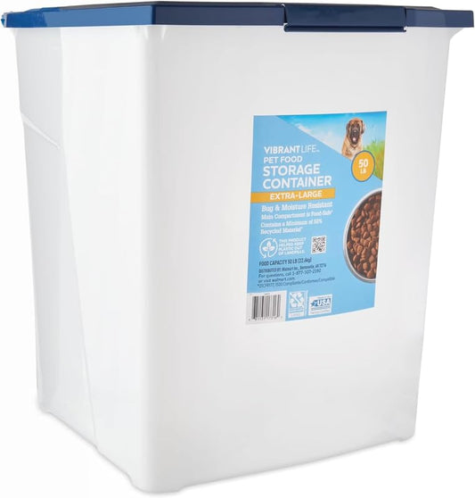 Extra-Large, 50 lb, Storage Container with Locking Lid