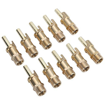Automatic Pig Nipple Drinker Pig Water Nozzle Poultry Watering System for Sows Piglets Drinking (Brass) - color: Brass