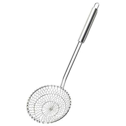 Best Utensils Asian Kitchen Stainless Steel Spider Strainer Professional Wire Skimmer with Spiral Mesh (5-Inch Strainer Basket)… - size: 5-Inch
