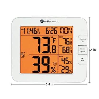 Ambient Weather WS-8482-3107 7-Channel WiFi Remote Monitoring Weather Station with Indoor/Outdoor Temperature & Humidity, Floating Pool, Spa & Pond Thermometer