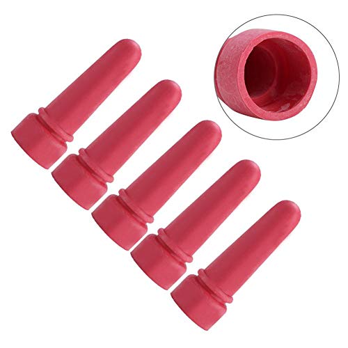 Cow Feeding Nipple, 5pcs Personalized Durable 6.9cm Length Rubber Milk Drink Nipples Animal Feeding Supplies