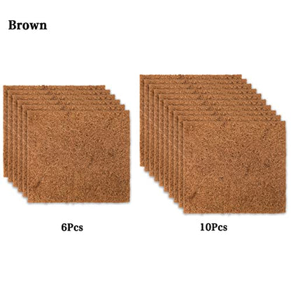 Chicken Nest Pad, 33 x 33 cm Washable Plastic Chicken Nest Box Liner,Chicken Nest Box,Chicken Nest Box Plastic Mat, Chicken Coop Bedding Liners Mat Laying Hen Nesting Box Pads for Hen Laying(10pcs) - color: 10pcs