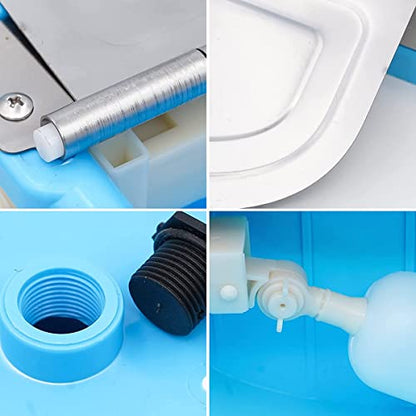 Automatic Waterer Cattle Water Bowls with Float Valve, Water Trough Cattle Drinking Waterer for Cattle Sheep Horse Pig Dog Farm Supplies,Blue - color: Blue