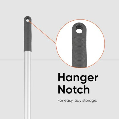 Superio 16"" Slim Silicone Salon Broom - Carpet Rake for Liquid, Human Hair, Pet Hair, and Fur Space Saving and Easy to Wash, Gray, 1281-993 - color: Silicone, size: 54"