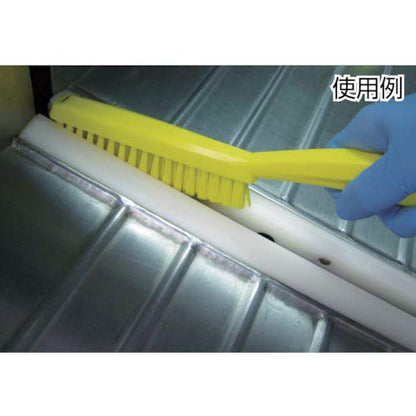 Vikan 13/16 in W Scrub Brush, Stiff, 11 51/64 in L Handle, 5 51/64 in L Brush, White, Plastic 41955-1 Each - color: White