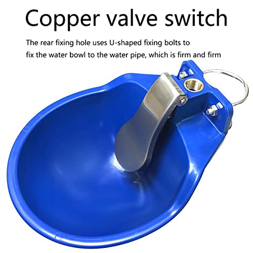 Water Troughs Livestock, Automatic Float Valve Water Trough Livestock Drinking Bowl, for Livestock/Farm/Horse/Cattle/Sheep