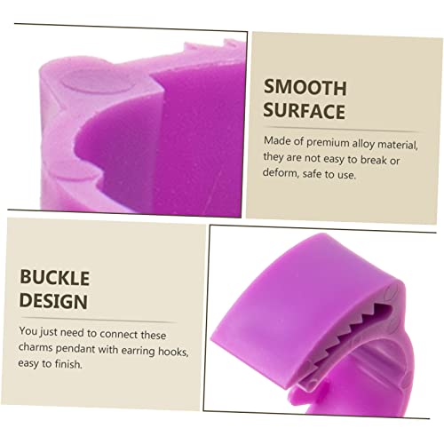 Kisangel 100pcs Chicken Leg Bands Numbered Leg Rings for Poultry Easy Identification Lightweight - color: Purple
