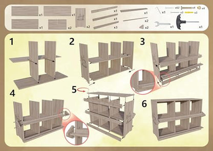 Nesting Box, 6 Compartments Wood Nest Box for Chicken with Swing Perch, Chicken Egg Laying Boxes for Hens, Ducks, Chickens