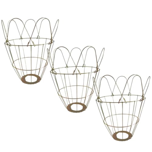 YARNOW 3pcs Heat Lamp Bulb Cages High-Temperature Resistant Light Covers for Reptiles and Livestock Easy Installation Anti-Scald Protection for Home Zoo Use