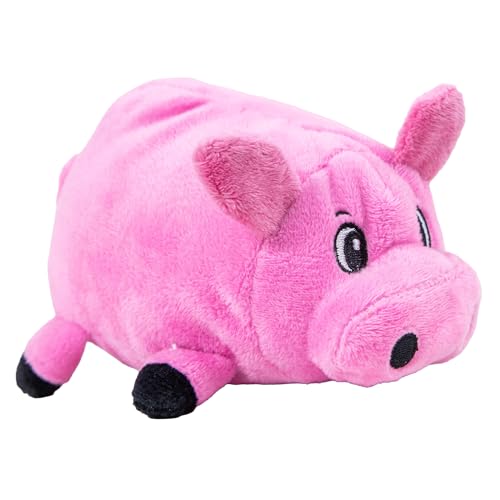 Outward Hound Fattiez Pig Plush Squeaky Dog Toy, Small - size: 6.75x5x3.5 Inch (Pack of 1), style: Pig