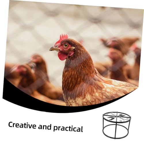 Galvanized Chicken Feeder Trough Feeder Stand Metal Chick and Waterer for Coop Accessories
