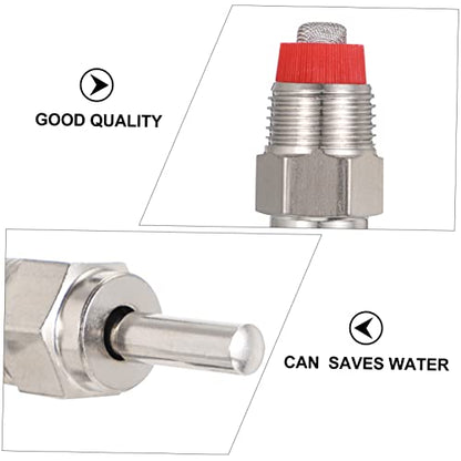 Toddmomy 5Pcs Stainless Steel Automatic Pig Waterer Nipples Efficient Animal Water Supply for Sows Pigs and Livestock Leak Design Reduces Install for Clean Drinking