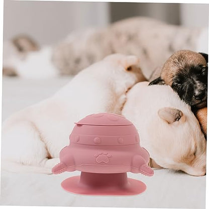 Silicone Puppy Milk Feeder with Nipples Durable Feeding Bowl for Pets Easy to Clean Non Slip Design with Strong Suction Base for Kittens and Puppies