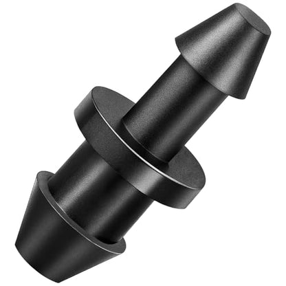 120 Pack Drip Irrigation 1/4" Barbed End Plug Fittings, Drip Line Barbed Goof Plug Connectors for 1/4 Inch Irrigation Tubing Micro Irrigation Connection Parts for Garden Sprinkler Systems - size: 1/4 Inch Plug-60P