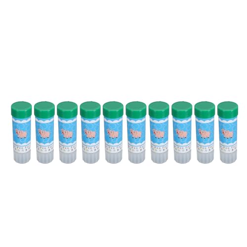 10pcs Livestock Marker Crayon, Safe Pig Marking Crayon with Lipstick Style Rotation for Pigs Sheep Animals, Long Lasting ABS Material (Green)