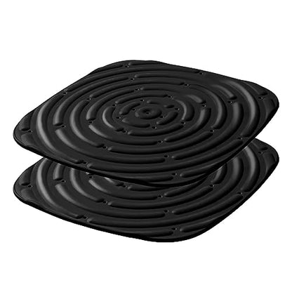 2Pack Washable Chicken Nesting Pads for Chicken Coops, Nesting Boxes Pads, Reusable Hen Nest Box Pads, Black